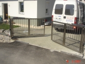 INOX Dvoriščna vrata INOX Dvoriščna vrata