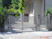 INOX Dvoriščna vrata INOX Dvoriščna vrata