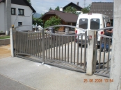 INOX Dvoriščna vrata