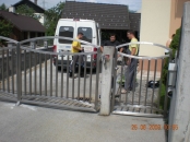 INOX Dvoriščna vrata