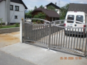 INOX Dvoriščna vrata